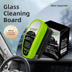 Automotive Glass Cleaning Brush with Refill, 2026 New Windshield & Window Care Tool, Anti-Fog Surface Cleaner Brush for Car Glass, Easy-Press Cleaning Board for Home and Vehicle Use (Green)