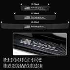 5PCS Car Door Sill Protector,Carbon Fiber Sport Threshold/Rear Bumper Guard Anti-Scratch Sticker Door Edge Protection Decorate,Interior Accessories Self-Adhesive Anti-Scratch Waterpoor (US Flag-5Pcs)
