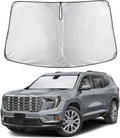 Windshield Sunshade Compatible for GMC Acadia 2024 2025 2026, Sun Visor for Front Windshield & Window Sun Shade Cover, UV Heat Blocker & Protector, Car Accessories