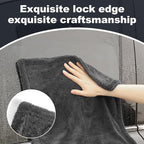 2-Pack Car Drying Towel (28" x 36"),1500 GSM Double Sided Microfiber Towels | Super Absorbent ；Streak-Free, No Water Spots；Easy to clean and maintain；Suitable for Car, truck, SUV，bathroom，etc