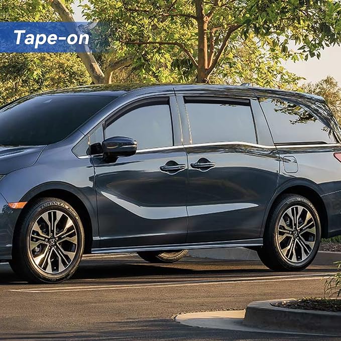 Window Visors Rain Guards for 2018-2026 Honda Odyssey, Out-Channel Window Vent Wind Deflectors Visors Shades for 18 19 20 21 22 23 24 25 26 Odyssey