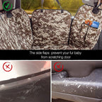 Truck Seat Cover for Dogs Waterproof 900D Soft Back Seat Cover for Crew Cab Protects Vehicle from Dog Hair, Scratches, Dirt Durable Rear Seat Cover for Pickup Truck F150 F250 Ram GMC 1500 2500