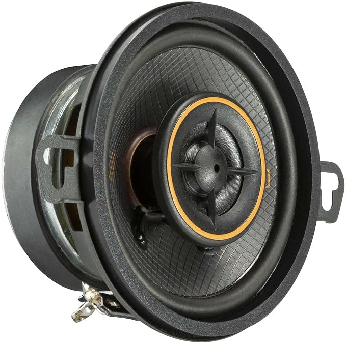 51KSC3504 Coaxial Speaker System, 2-Way Design, One (1) Pair, 3.5" (89mm) Polypropylene Woofer/Midrange, 1/2" (13mm) Silk-Dome Tweeters, 50 Watts RMS, 100 Watts Peak