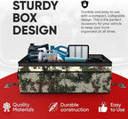 Trunk Organizer with Cooler For SUV Car Trunk, Foldable Storage, Car Accessories for Women Men, Collapsible Bag, 600D Oxford, Non Slip Bottom, Straps, Soft Cover (105L)