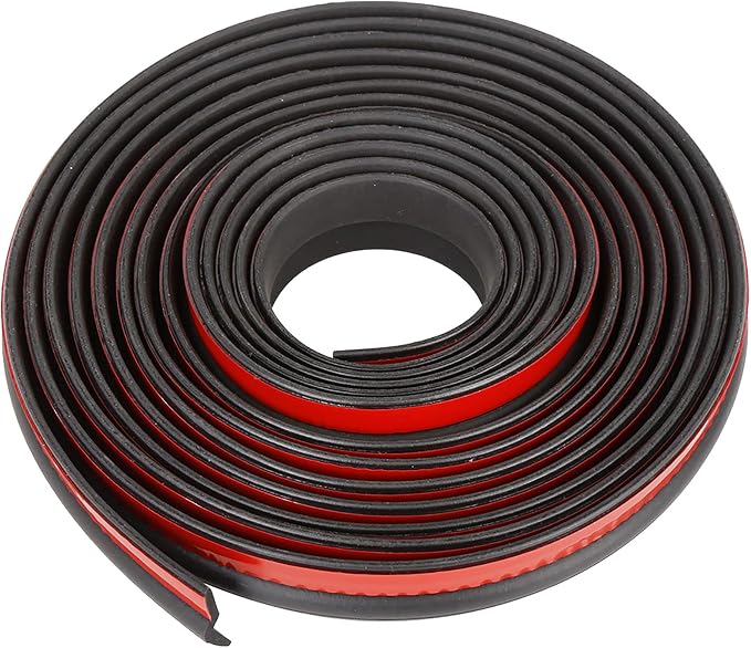 4m x 23mm Universal Car Z Shape Rubber Weather Waterproof Strip Seal Edge Protector