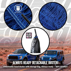 Car Duster Exterior - 25" Wood Handle Wax Cotton Hair Scratch Free Cleaning for Cars/SUV/Truck/RV Roofs & Windshields | Waterless Dust & Pollen Remover | Wax Cotton Hair Scratch Free Cleaning for Cars/SUV/Truck/RV Roofs & Windshields | Waterl...