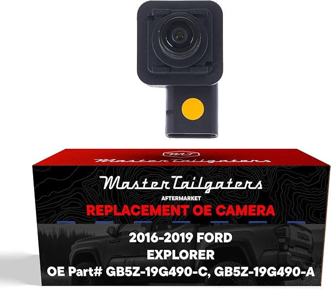Replacement for Ford Explorer (2016-2019) Backup Camera OE Part # GB5Z-19G490-C, GB5Z-19G490-A