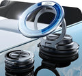 Ultra-Thin Vacuum Magnetic Car Phone Holder for MagSafe[108+LBS Strongest Suction & 3000gf Strongest Magnetic],360°Adjustable Suction Cup Phone Mount for Car,Gym,Mirror,Men Women-Black