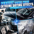 Airlab Car Drying Towel Microfiber Towels for Cars 1200 GSM Wash Auto Detailing Supplies Twist Pile Cleaning Cloth Absorbent Quick Dry Soft Loop Dry Flash Towel, 24 x 16 Inch, Pack of 1, Grey