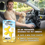 Little Pup 96602 Vanilla Scent, Car Air Freshener, Clips to A/C Air Vent, Alcohol-Free Fragrance Oil, Non-Hazardous and Non-Toxic Plastic, Set of 1