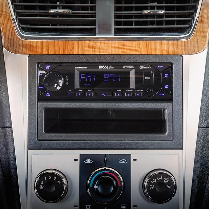 ICGM12BN Double DIN Radio Install Dash Kit Compatible with Select 2004-09 Non-Amplified Chevrolet and Pontiac Vehicles - Complete Car Stereo Installation Kit - See Vehicle Fit Guide in Images