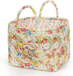 Floral Fabric Storage Basket Car Interior Storage Basket Underwear Sundries Laundry Baskets Supplies Home Organizer Bag (style 9)