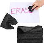 Cleaning Cloth Dry Erase Cloth Cleaning Rags Reasonable Kitchen Towels Microfiber Towels Cars Wash(6 x 6 Inch,Black,30 Pcs)