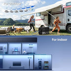 1700W Pure Sine Wave Power Inverter 12V DC to 110V 120V AC for Solar, Truck | Inverter for Car with 4 AC Outlets & 4 USB (30W QC & PD), LCD Display, 3400W Peak, Car Converter for RV Home Off-Grid Camping