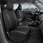 SpillGuard 2 Charcoal Gray Seat Covers for Cars & Seat Covers for Trucks - Neoprene Waterproof Car Seat Covers Front Seats Only - SUV Seat Covers Protector - Forros para Asientos de Carro