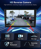 8Core4+64G Car Stereo for Toyota RAV4 2003-2005 Wireless CarPlay/Android Auto Android Radio with Qualcomm 9" IPS Touch Screen,BT5.1,DSP Hi-Res,GPS,SWC,Backup Camera for Toyota RAV4 Radio