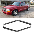Window Visor for 1994-2004 Chevy S10/GMC Sonoma, 1995-2005 S10 Blazer/S15 Jimmy, Rain Guards Shields Vent Deflector Shade Wind Dark Smoke for 1996-2000 Isuzu Hombre, Tape-On, 2PCS