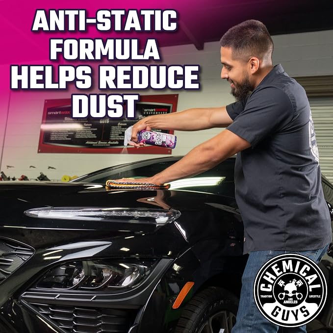 Synthetic Quick Detailer – High Gloss Quick Detailer Spray, Safe for Cars, Trucks, SUVs, Motorcycles and RVs, Remove Dust, Fingerprints & Smudges, Enhances Shine & Protection, 16 fl oz