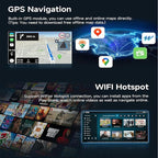 7 inch Touchscreen Car Stereo Fit for Ford Explorer 2006-2010, Android 13 Double Din Car Radio with Carplay & Android Auto in-Dash Navigation BT Mirror Link WiFi Backup Camera 2+32G