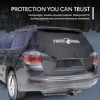 Rear Windshield Cover for Ice and Snow, For SUVs and Trucks - Rear Window Cover to Reduce Scraping, Elastic to Conform to Vehicle's Shape - Secure Hooks for Snug Fit - Black, 59 x 20 Inches