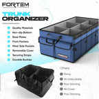 Trunk Organizer For SUV Car Trunk Organizer, Foldable Storage, Car Accessories for Women Men, Collapsible Bag, 600D Oxford, Non Slip Bottom, Straps, Soft Cover (85L)
