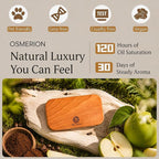 Car Air Freshener - Wood Air Freshener for Visor Clip - Long Lasting Car Odor Eliminator - Vehicle Scent Diffuser - (Teak - Apple - Coffee Reserve - Pomelo Timber, CLIP INCLUDED)