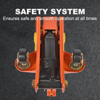 Hydraulic Floor Jack 1.5 Ton 3,300Lbs Car Lift Portable Trolley Jack 360 Degree for Cars Medium Vehicles,Orange