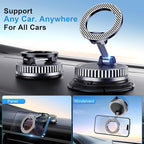 Car Phone Holder for Magsafe [2026 89+LBS Suction & 3700gf Magnetic] 360° Adjustable cell Phone Mount, Phone Holders for Your Car Dashboard & Windshield Pad Phone Holder for iPhone 17-12 Series