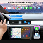 Carplay Screen for Car, 9 inch Wireless CarPlay & Android Auto,Backup Camera,Double Din Car Stereo,GPS Navigation, ZLink,Audio Receivers, Music Player (9 inch)