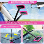 34PCS Car Detailing Brush Set, Car Detailing Kit, Car Detailing Brushes, Car Cleaning Kit, Professional Car Care kit - Car Wash Brush kit for Interior Exterior Wheels, Pink Car Accessories for Women