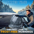 Snow Cover for Toyota Tacoma | Heavy-Duty Windshield Cover for Ice and Snow Protection | 600D Oxford Winter Car Cover with S-Hook Straps