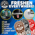 Car Fresheners, Hanging Air Fresheners, Variety Scent Pack 12 Pack - for Cars, Home, Garage, Workspace, Dorm Room & More (4 x 3 Packs, Black Frost, Cherry, Pina Colada)