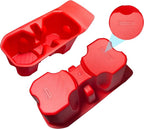Cup holder for 2018-2025 2026 Jeep Wrangler JL JLU 4XE/Gladiator JT Accessories Cup Holder Insert Coaster TPE Non-Slip Center Console Drink Holder Organizer Cupholder Liner Pad Interior Decoration Red
