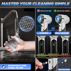 Handheld Car Vacuum Portable Cordless17000PA Mini Air Duster Blower Rechargeable Foldable Vacuum Cleaner with Brushless Motor for Home, Office Pet HL132 Black