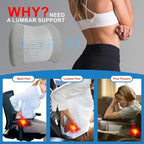 Lumbar Support Pillow for Car, Car Seat Back Support for Driving | Memory Foam Car Lumbar Support for Driving, Car Back Cushion, Adjustable Straps, Lower Back Pillow, Breathable 4D Mesh, Gray