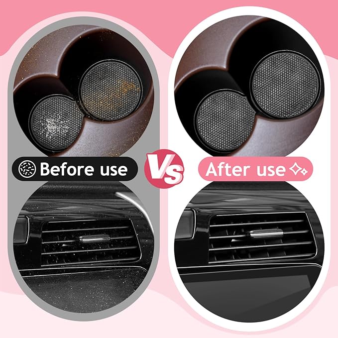 Car Cleaning Gel Car Cleaning Putty Car Putty Car Interior Cleaner Car Slime Car Detailing Kit Car Accessories Gifts for Dad Men Him Women Stocking Stuffers Pink
