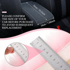 Furry Armrest Cover Auto Center Console Cover Car Soft Console Pad, Real Sheepskin Wool Soft Fluffy Auto Center Armrest Pad for Most Car Decoration Protector(Light Pink)