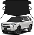 Car Snow Cover Compatible for Toyota 4Runner | Windshield Cover for Ice and Snow with S-Hook Straps | Heavy-Duty 600D Oxford Winter Car Cover, Waterproof & Anti-Slip