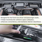 HGWEI Sunglasses Holder Compatible with 2021-2026 Ford Bronco 2/4 Door Interior Accessories, Mounted Sun Visor Organizer and Card Storage Box 1 Pack Black (Not Fit Bronco Sport)