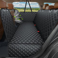4 in 1 Dog Car Seat Cover for Back Seat, Waterproof Dog Hammock with Mesh Window and Side Flap Pet Car Seat Protector Dogs Backseat Cover for Cars, SUVs & Mid-Size Trucks