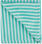 Pet Grooming Towel Collection Absorbent Microfiber X-Large, 41x23.5", Striped Aqua