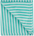 Pet Grooming Towel Collection Absorbent Microfiber X-Large, 41x23.5, Striped Aqua (Pack of 12)