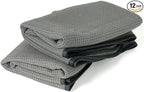 Auto 879-12 Professional Microfiber Waffle Drying Towel, 25 in. x 35 in, 12-Pack