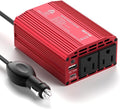 300W Power Inverter with 65W USB-C QC3.0 Ports - 12V DC to 110V AC Car Converter Charger for Vehicles - 11V-17V Aluminum Housing Car Plug in Cigarette Lighter Adapter Outlet for Laptop
