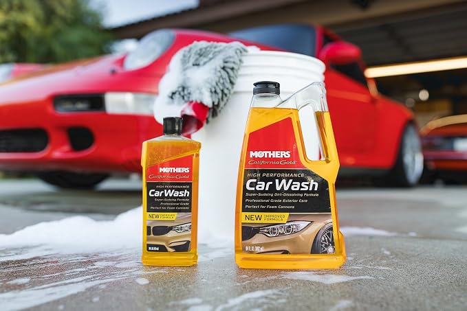 California Gold High Performance Car Wash, 16 oz. — pH Balanced, Eco-Friendly, Super-Sudsy, Foam Cannon, Safely Cleans Without Stripping Wax, Sealant or Coating, Removes Dirt & Grime (05600)