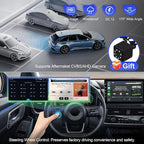 Linux Double Din Car Stereo for Hyundai Accent Verna Solaris 2010-2016 with 9 Inch Touchscreen Radio Built-in Wireless Carplay/Android Auto/Bluetooth/FM/AUX-in/Steering Wheel Controls/Backup Camera