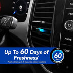 Air Freshener Vent Sticks, New Car / Cool Breeze Scent, 6 Pack, Dual Scent Car Vent Sticks
