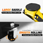4 Ton Low Profile Floor Jack, Heavy Duty Steel Hydraulic Car Jack with Dual Pistons Quick Lift Pump, Hydraulic Racing Floor Jack, Lifting Range 4.5" to 20", Yellow