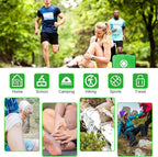 Home-Businesses First-Aid Emergency-Kit for Camping-Car - 300 Pcs Urgent Essential First Aid Kits Refill Supplies with Tourniquet Bandages for Workpalce Green