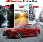 Camry Rain Guards - Window Visors for Toyota Camry 2018-2024, Outside-Mount Tape-On Side Window Wind Deflectors for Camry Accessories, Vent Visors Shades Rainproof 4PCS